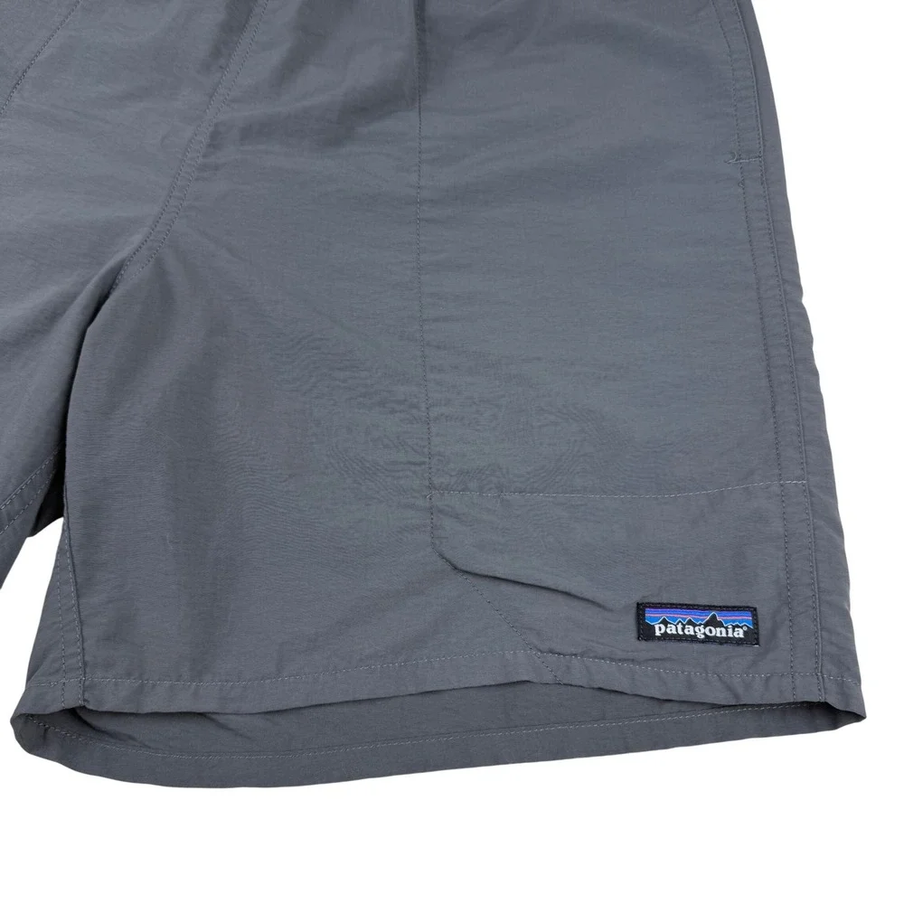 Patagonia Shorts Men's‎ L Gray Baggies Shells Mesh Lined Swim Trunks Quick Dry